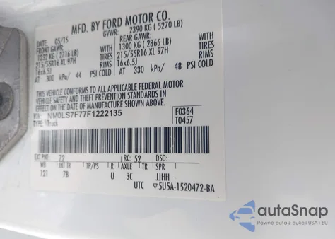 2015 Ford Transit Connect Xlt from USA, damaged, VIN NM0LS7F77F1222135